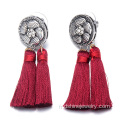 Bijoux Bohème Tassel délicates boucles d’oreilles en alliage StudsBohemian bijoux Tassel délicates boucles d’oreilles en alliage oreille argenter